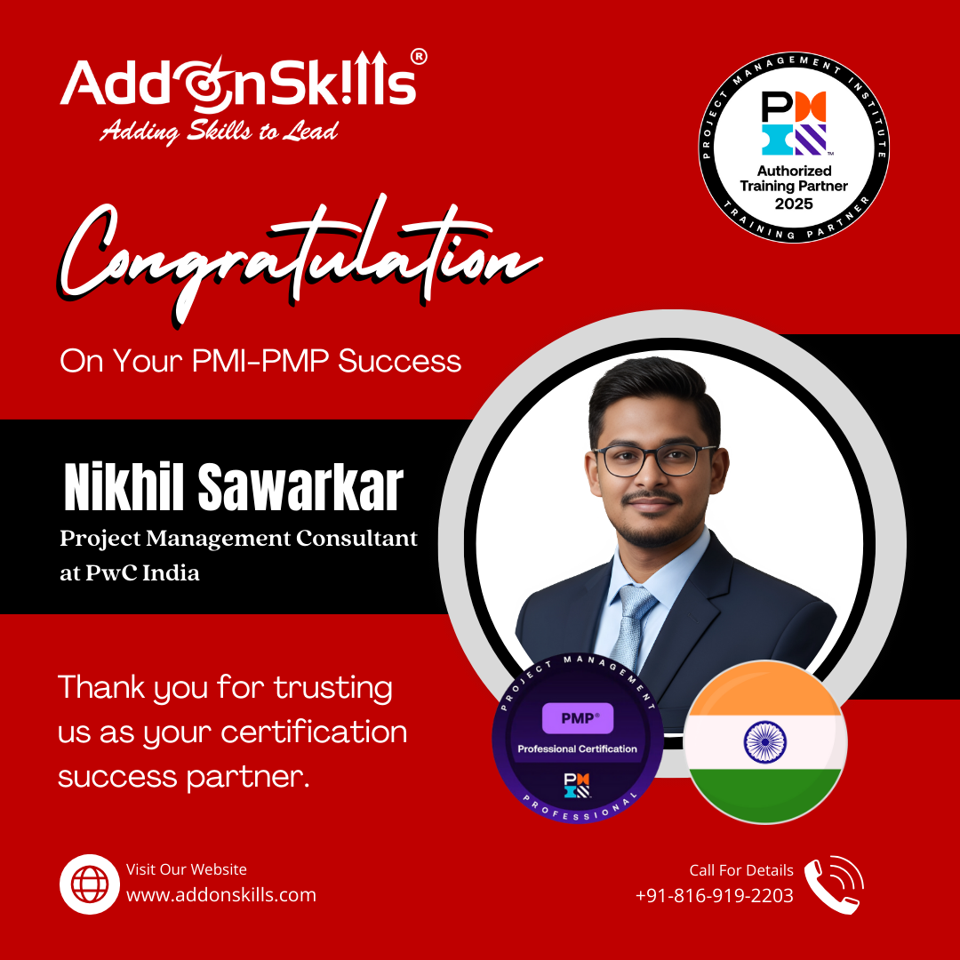 Congratulations Nikhil Sawarkar