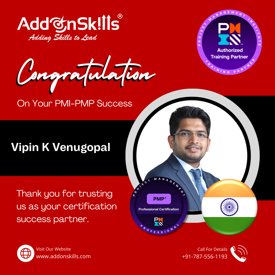 Vipin K Venugopal PMP